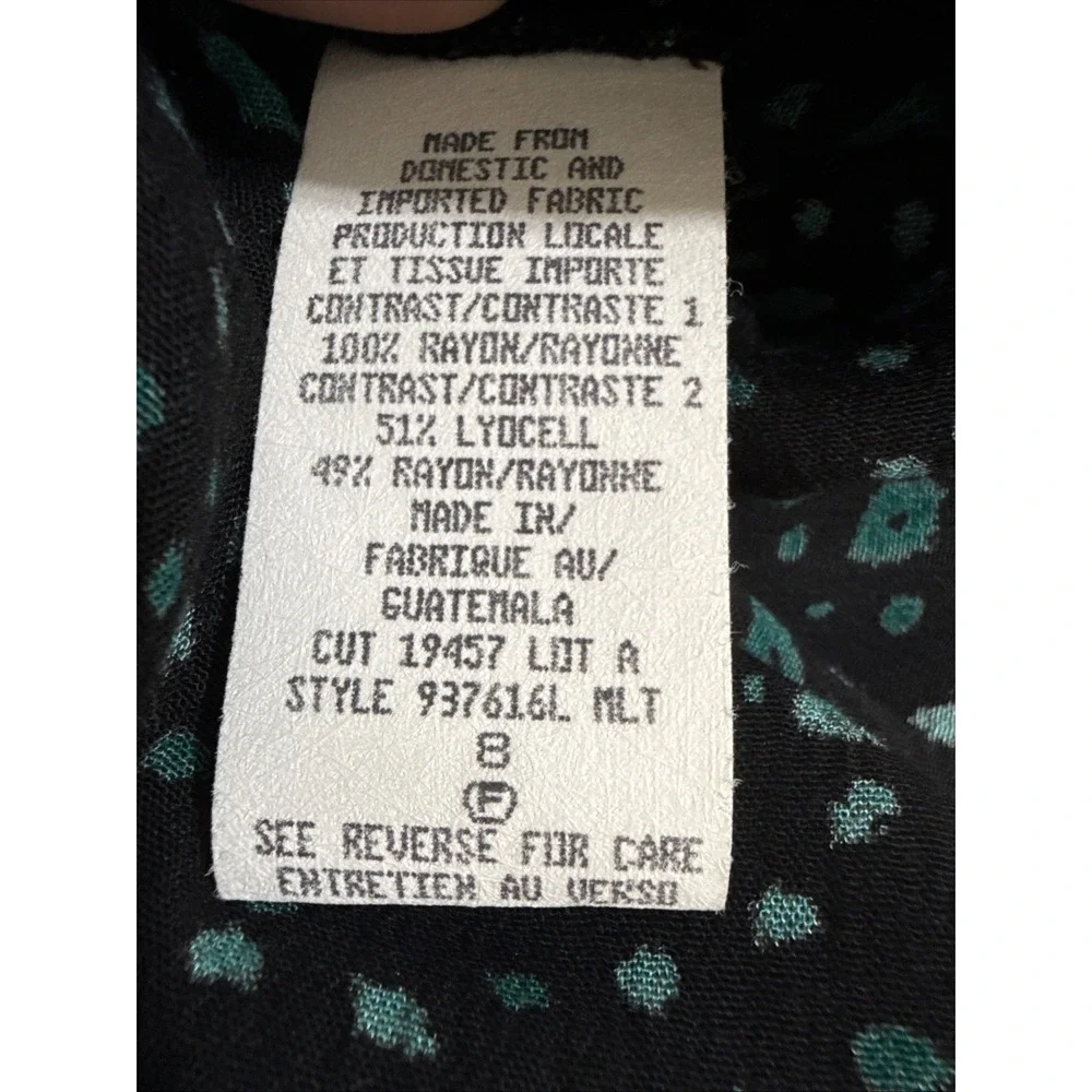 Vtg CAROLE LITTLE Dress Womens 8 Maxi‎ Art to Wear Faux Bolero 90s Boho Western - Picture 12 of 16